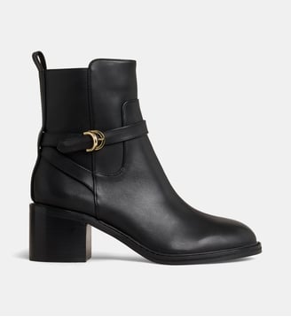 Bottines à talons Charlène - Galeries Lafayette - Noir