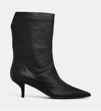 Bottines à talons kitten Céline - Galeries Lafayette - Noir