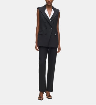 Pantalon de tailleur droit - Karl Lagerfeld - Black