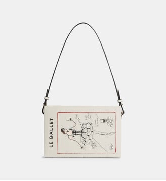Sac à main minaudière - Karl Lagerfeld - Blanc