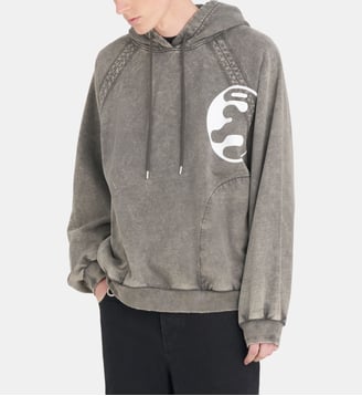 Hoodie Oversize Sphere - Etudes Studios - Gris clair