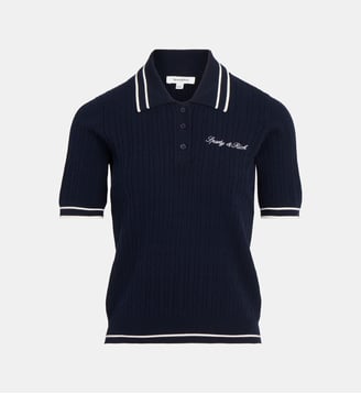 Polo ajusté Mini Cable - Sporty & Rich - Bleu marine