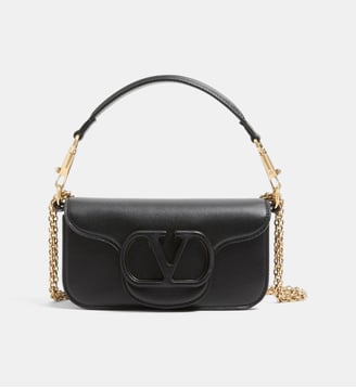 Petit sac Locò en cuir de veau - Valentino Garavani - Nero