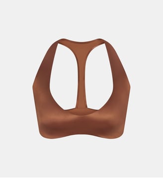 Brassière Plunge Satin Shine - NikeSKIMS - Bronze