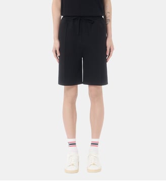Bermuda en coton Valentino avec VGold - Valentino Garavani - Nero
