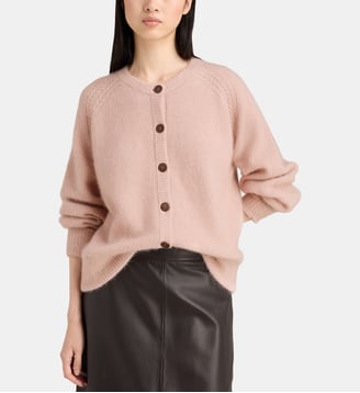 Gilet droit Orson laine mélangée - Jodhpur - Rose blush