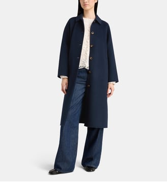 Manteau long Olinda double face - Jodhpur - Bleu marine