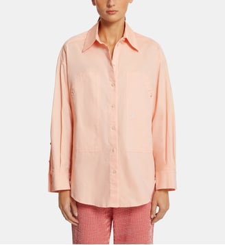 Chemise Angele droite en coton - Roseanna - Bleu