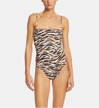 Maillot de bain une pièce Daria imprimé léopard - Roseanna - Léopard