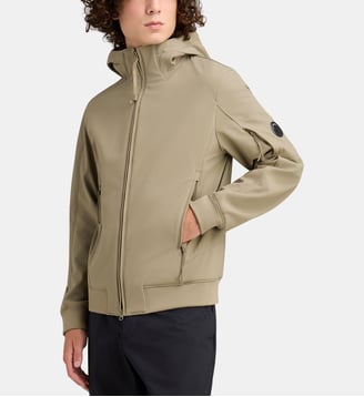 Blouson Shell-R capuche - C.P. Company - Grège