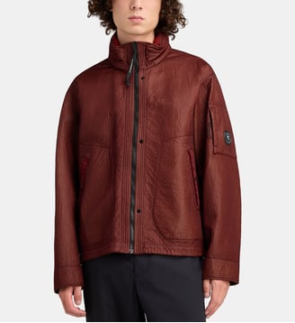 Blouson Bi-Face réversible capuche froissé - C.P. Company - Bordeaux