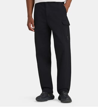 Pantalon cargo droit lens T-Flat  - C.P. Company - Noir