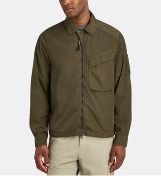 Veste Chrome-R zippée recyclée - C.P. Company - Ivy green