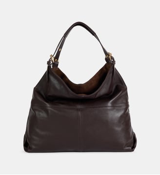 Sac hobo Athena en cuir - Nat & Nin - Ébène