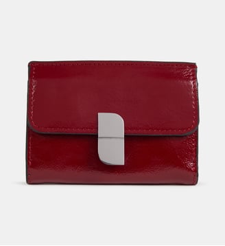 Portefeuilles Joa en cuir glacé - Nat & Nin - Rouge