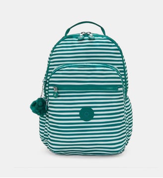 Sac à dos Seoul Lap - Kipling - Vert et blanc