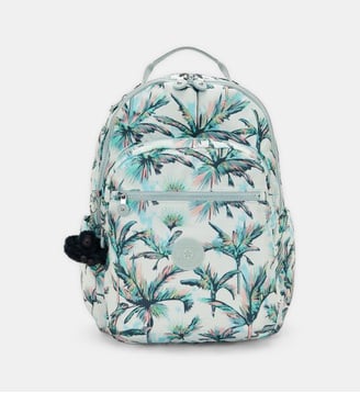 Sac à dos Seoul - Kipling - Vert et blanc