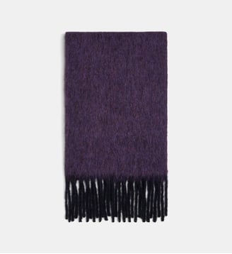 Echarpe Sara douce et moelleuse 258 gr - Galeries Lafayette - Violet
