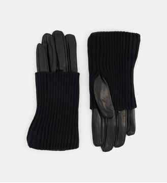 Gants manchettes Charly - Galeries Lafayette - Noir