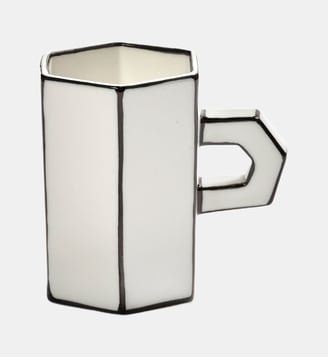 Tasse Double Espresso - 9,5 cl - Serax - Blanc et noir