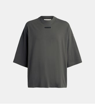 T-shirt droit Merch coton - Fear Of God - Gris foncé