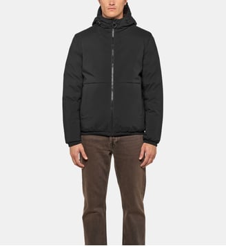 Parka réversible à capuche - Geox - Noir et marron
