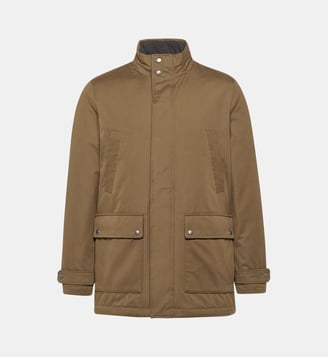 Parka Jacopo à col montant - Geox - Marron kaki