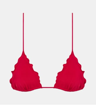 Soutien-gorge de bain Melting triangle - Belamer - Rouge