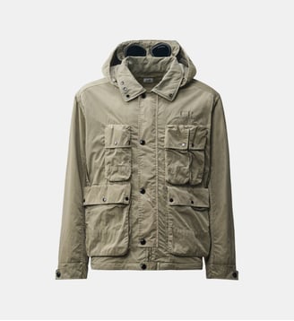 Veste Heavy Chrome-R Goggle - C.P. Company - Beige moyen
