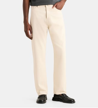 Jean loose Eddie coton bio - Samsoe Samsoe - Beige
