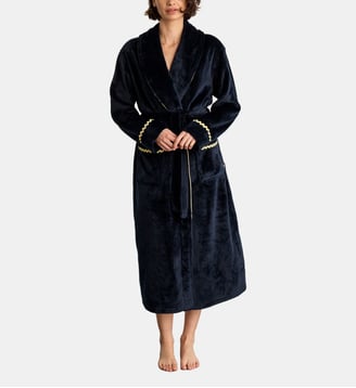 Robe de chambre longue en polaire Good Night - Chelsea Peers - Navy