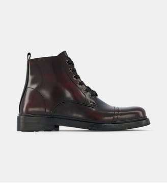 Boots Olivier cuir polido - Comptoir GL - Bordeaux