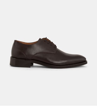 Derbies Owen cuir - Comptoir GL - Marron