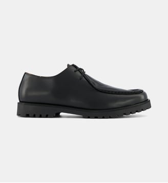Derbies bout chasse Oleon cuir - Comptoir GL - Noir