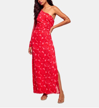 Robe Longue Asymétrique - From Future - Rose