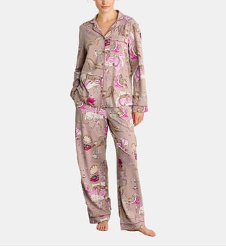 Ensemble de pyjama en coton After Party - Chelsea Peers - Camel