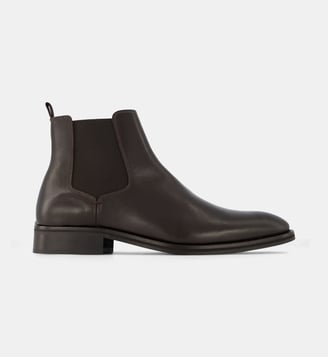 Bottines Chelsea Orion cuir - Comptoir GL - Marron