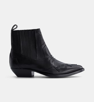 Boots Tucson en cuir - Roseanna - Noir