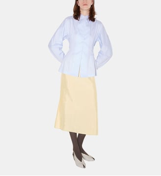 Chemise cintrée Charlene en popeline - Roseanna - Bleu