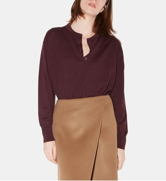 Pull polo Ella - Roseanna - Bordeaux