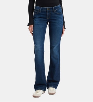 Jean Jessica bootcut stretch taille basse - Lee - Bleu foncé