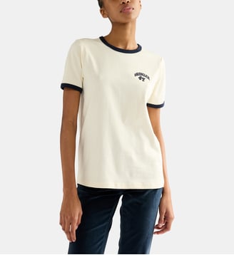 T-shirt ajusté coton signature - Wrangler - Blanc