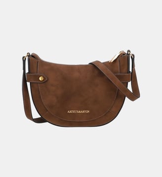 Sac à main Crossbody en cuir - Arthur & Aston - Marron