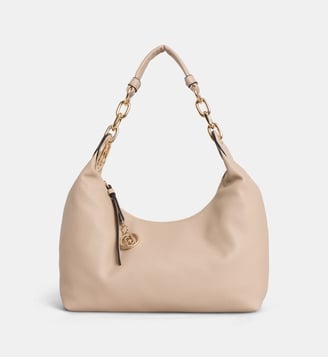 Sac hobo Faiza grainé - Liu Jo - Beige