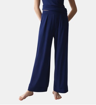 Pantalon évasé Amourette - Triumph - Bleu nuit