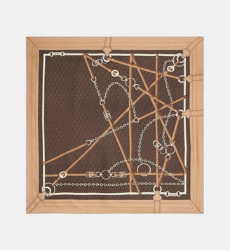 Carré monogrammé - Liu Jo - Camel