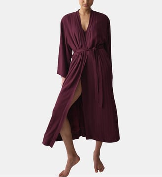 Robe de chambre longue - Triumph - Bordeaux