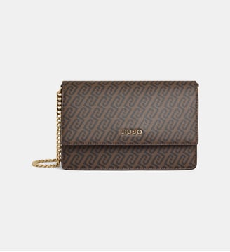 Sac à main Manh crossbody logos  - Liu Jo - Marron