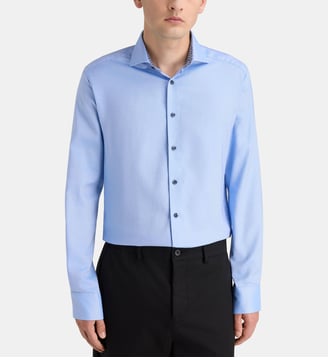 Chemise slim Murakami coton - Bruun & Stengade - Light blue