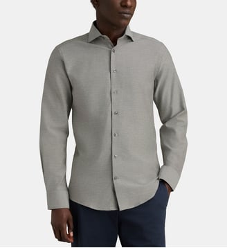 Chemise slim Tolle - Bruun & Stengade - Gris